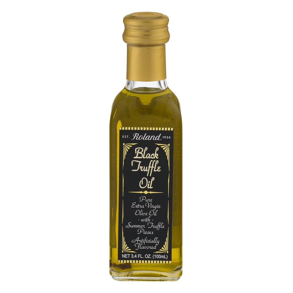 Roland Black Truffle Oil, 3.4 FL OZ by Roland Foods, LLC