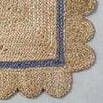 thumbnail image 5 of nuLOOM Tera Petals Braided Jute Area Rug, 4' x 6', Blue, 5 of 9