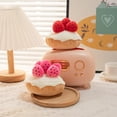 thumbnail image 2 of 10/20CM Cute Strawberry Cake Plush Toy Soft Stuffed Lovely Fruit Cakes Doll Party Decoration Props Kids Children Birthday GiftsPink20cm Deng Xun unisex, 2 of 2