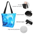 thumbnail image 6 of Haiem Blue Shell Pattern Shoulder Bag - Durable and Spacious Tote Bag,Versatile Shopping Bag, 6 of 9