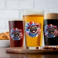 thumbnail image 4 of Patriotic Pug Celebrates 4th of July 16oz Pint Beer Glass Mug Dog Lover Gifts Beer Glasses Cup - 02009, 4 of 5