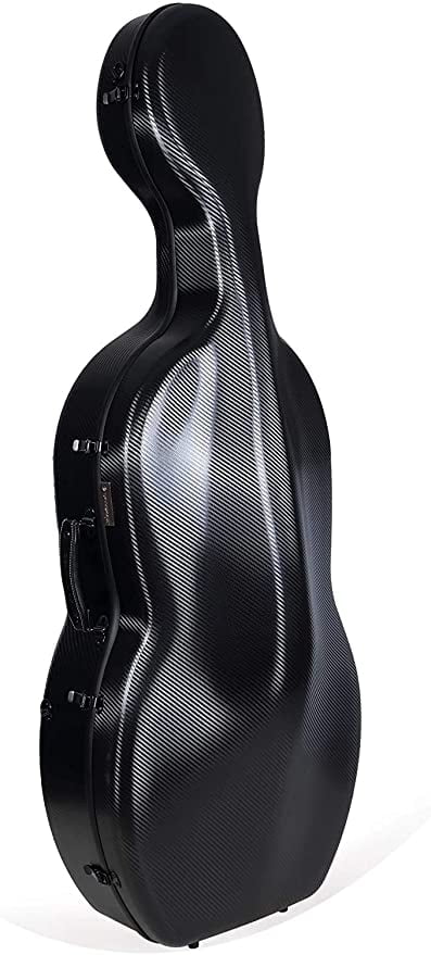 Composite Carbon fiber Cello Case 4/4  in white color,Free Shipping 