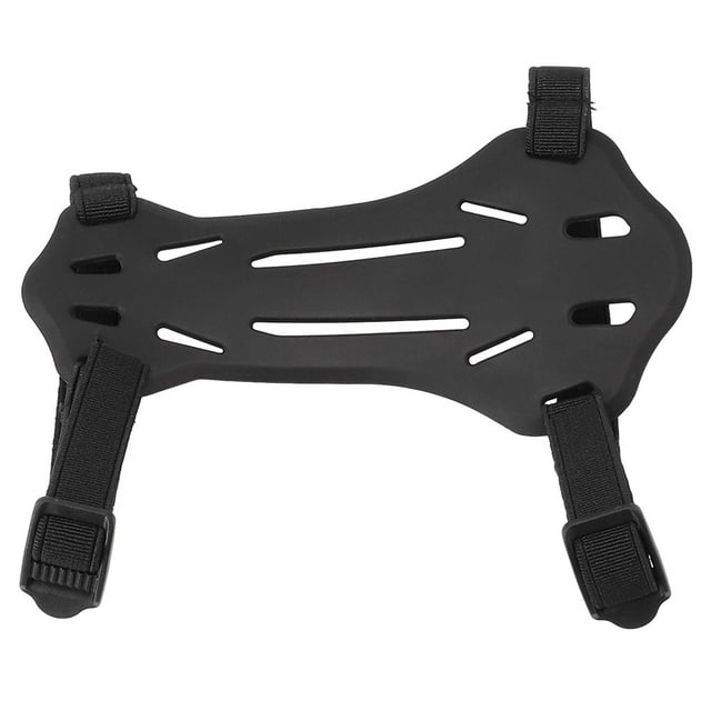 GLFILL 15x7x1.5cm Archery-Arm Guard Protector For Traditional Hunting Recurve Bows Training Protector Elbow Guard Sports Protect Tools Black