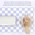 thumbnail image 3 of Purple Checkered XXL Desk Mat AntiSlip Big Mousepad with Stitched Edges, Keyboard Pad Mouse Mat for Computer, Cute Desk Pad for Desktop Decor, 3 of 6