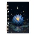 thumbnail image 2 of Wirebound Notebook Hardcover Spiral Notebooks Serene Blue Lotus Flower, 60 Pages, 80 GSM, 5.7 x 8.3in, 2 of 7