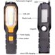 thumbnail image 3 of Luz De Trabajo Led Linterna Recargable USB, Luz De Taller Portátil Luz De Inspección Cob Giratoria Antorcha Magnética Con Imán Y Gancho Y 4 Modos Para, 3 of 4