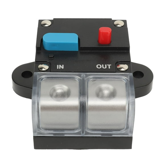 Manual Reset Circuit Breaker, DC24V Resettable Circuit Breaker High Temperature  Manual Reset Button Circuit Breaker for Cars Ships Boats RV
