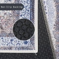 thumbnail image 4 of GLN Rugs Vona - Indoor, Machine Washable Area Rug 3'x5' Cream/Navy Home Carpet, 4 of 7