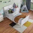 thumbnail image 4 of AFI Portland Twin Wood Foundation Bed Frame with Matching Footboard White, 4 of 13