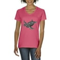 thumbnail image 1 of Normal is Boring - Women's T-Shirt V-Neck Short Sleeve, up to Women Size 3XL - Sea Turtle Hawaii, 1 of 5
