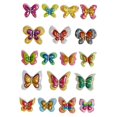 thumbnail image 4 of 2 Feuilles Autocollant Décoratif Papillon Corps Autocollant Photo Prop Journal Autocollant, 4 of 10