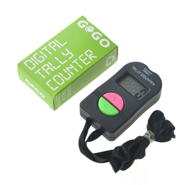Lierteer Digital Tally Counter Electronic Hand Held Clicker Sports