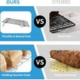 thumbnail image 6 of NOGIS 3-Tier Collapsible Cooling Rack Non-Stick Stackable Baking Rack Wire Cooking Rack Oven Rack Cookie Rack for Cooking, Baking, Cooling, Roasting and Grilling, Adjustable & Foldable, 6 of 7