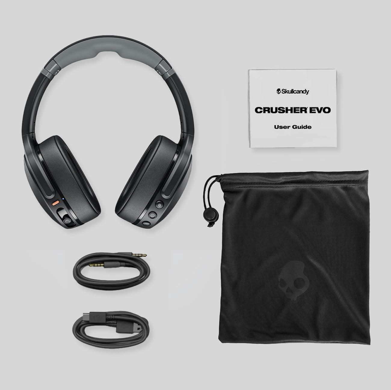 Skullcandy Crusher EVO Over-Ear Headphones, Orange, Large