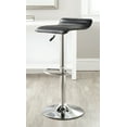 thumbnail image 2 of SAFAVIEH Kemonti Square Swivel Low Back Bar Stool, Black, 2 of 7