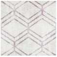thumbnail image 2 of SAFAVIEH Adirondack Bailey Geometric Area Rug, Ivory/Plum, 6' x 6' Square, 2 of 14
