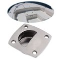 thumbnail image 3 of Marine Flush Lifting Handle, Easy And Quick Installation Mirror Polished Finish Easy Grasp Rectangular Grip  for Boat Deck for Yachts Fishing Boats, 3 of 7