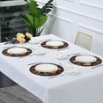 thumbnail image 7 of Cartoon Foxes Round Placemats Washable Placemats Non-Slip Heat-Resistant Table Place Mats for Dining Kitchen Holiday Party Table 15.4"-6PCS Home Decor, 7 of 7