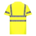 thumbnail image 3 of EGNMCR Haut Décontracté Ample pour Homme à une Poche avec Bande Réfléchissante, Col Rond, Manches Courtes, Respirant, 3 of 4