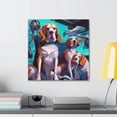thumbnail image 4 of Beagle in Rococo Style - Canvas, 4 of 10