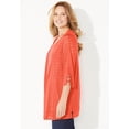 thumbnail image 3 of Catherines Women's Plus Size Shadow Stripe Cardigan, 3 of 6