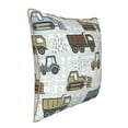 thumbnail image 2 of Kll Tractor And Dumper Decorative Throw Pillow Covers Velvet Soft For Couch Sofa Bedroom Living Room Outdoor -18"X18", 2 of 8