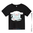 thumbnail image 1 of Sanrio-Camiseta de manga corta para niños, ropa informal de dibujos animados de Hello Kitty, Gudetama, Verano, 1 of 4