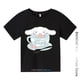 thumbnail image 1 of Sanrio-Camiseta de manga corta para niños, ropa informal de dibujos animados de Hello Kitty, Gudetama, Verano, 1 of 4