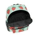 thumbnail image 6 of FORMRS School Backpack with Front Zippered Pocket 12" Student Travel Daypack, Red Strawberry, 6 of 6