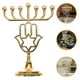 thumbnail image 4 of Candelabro religioso de 7 brazos para la menorá de Hanukkah, candelabro sagrado judío de Israel, 4 of 5