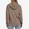thumbnail image 5 of Nestiefly Women's Modal Soft Oversized Hoodies Long Sleeve Hooded Sweatshirts Pullover Top with Kangaroo Pocket Light Green L, 5 of 6