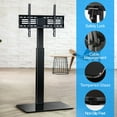 thumbnail image 3 of FITUEYES Universal TV Stand Base with Swivel Mount Height Adjustable for 32 to 65 Inch TV, TT107501MB-1, 3 of 8