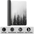thumbnail image 4 of Large Gaming Mouse Pad, Landscape Painting Desk Pad, Laptop PU Mouse Pad, Waterproof Anti-Slip Desk Pad, Home Decoration Office Accessories (31.5x15.7in,Pine Tree in Snow), 4 of 6