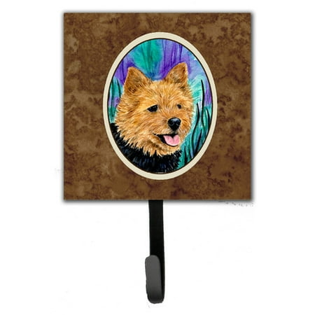 Caroline's Treasures Norwich Terrier Leash Holder and Key Hook