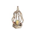 thumbnail image 1 of Led Wood Beaded Squash Open Lantern, 1 of 3