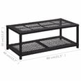 thumbnail image 5 of vidaXL Shoe Bench Black 80x40x30 cm Poly Rattan, 5 of 5