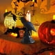 thumbnail image 2 of Decoraciones de Halloween de Cuervos, Halloween Cuervo Linterna Fantasma Festival Prop Candelabro Colgante, Led Electrónica Vela Calabaza Linterna Decoración de Luz Nocturna, 2 of 7