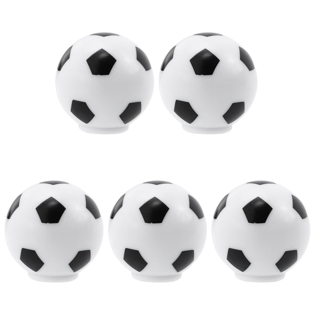 KAKOWELY 5 pomos con forma de balón de fútbol para habitación infantil, tiradores anticolisión para armario.