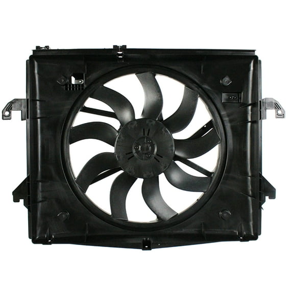 Agility Auto Parts 6010463 Dual Radiator and Condenser Fan Assembly for Ram Specific Models