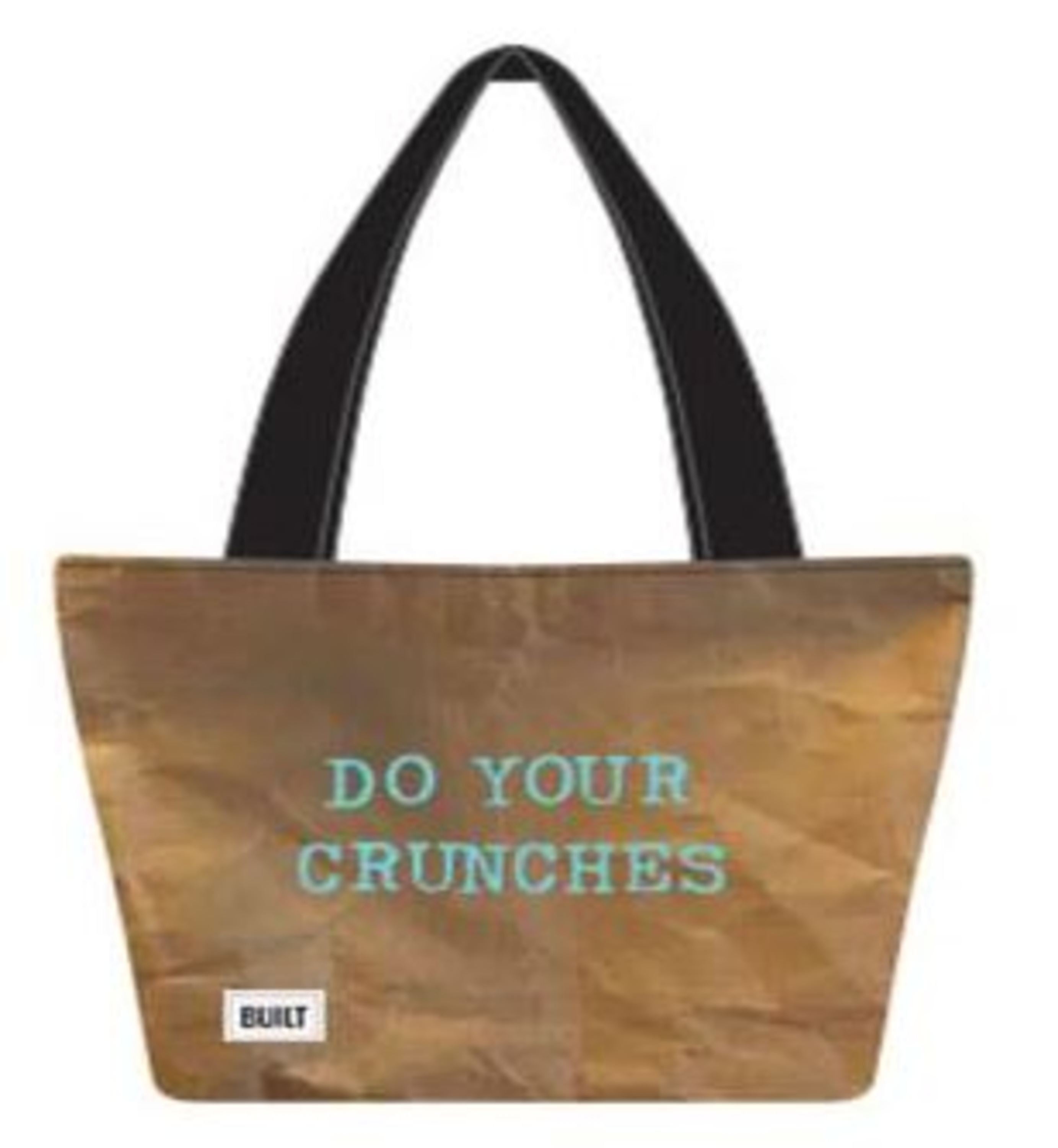 Built Ny Brown Healthy Print Insulated Reusable Lunch Bag