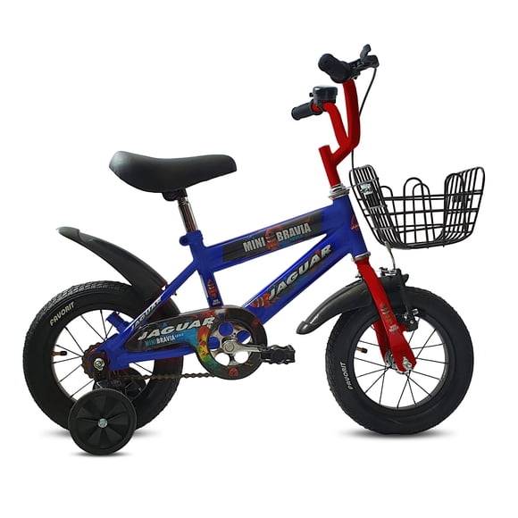 Bicicleta Jaguar Minibravia Rodada 12 Llantas Inflables Azul Jaguar MINIBRAVIA