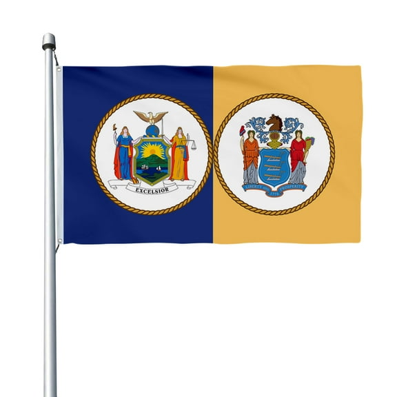 Aihccy Port Authority of New York and New Jersey Flag with Brass Grommets Size - 3x5Ft