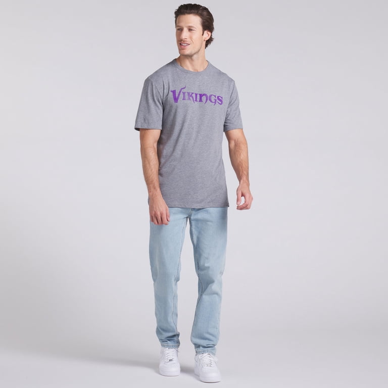 Men's Fanatics Heather Gray Minnesota Vikings Pass Rush Tri-Blend