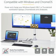 USB4 Docking Station, USB-C 40Gbps, up to Dual 4K 60Hz HDMI, Multi-Monitor Dock, 6-Port USB Hub, 2.5GbE, 100W Power Delivery