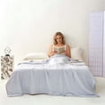 thumbnail image 1 of Soft Throw Blanket Two Color Quilt 150 * 110Cm Summer Quilt Single Thin Quilt Summer Nap Blanket. Throw Blanket Soft Blanket Cozy Blanket Decorative Blanket Couch Blanket Warm Blanket, 1 of 5
