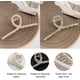 thumbnail image 2 of ZHAOCHENG Juego de 5 pinzas para el cabello flexibles y antideslizantes de metal dorado para mujeres y niñas, 2 of 5