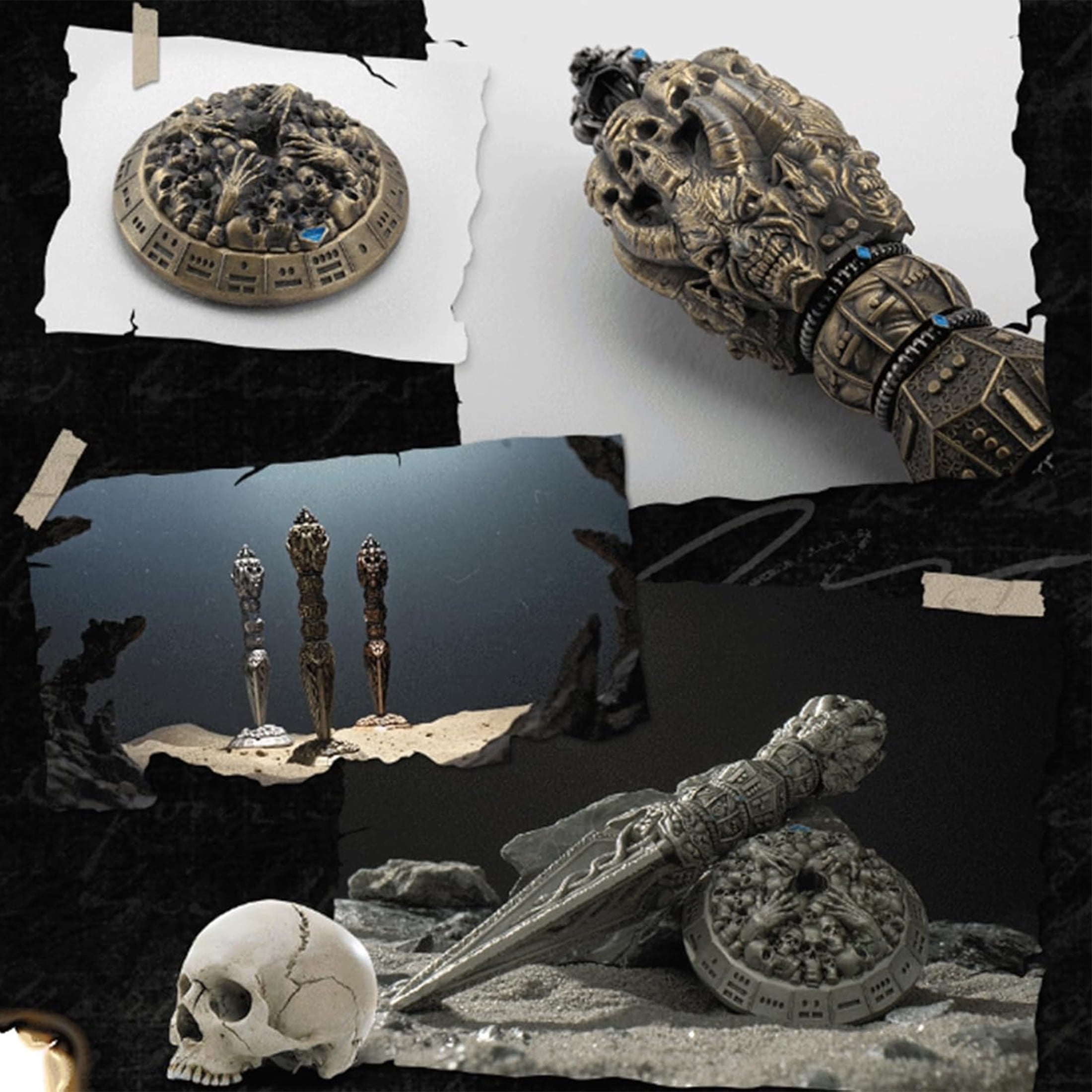 Wand Dice Unique Dice DND Roulette Dice Spinner for Dungeons and Dragons, Metal Dice Sets, for Role Playing Steampunk Theme Games