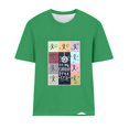 thumbnail image 3 of Fiudx Ofertas de La Semana Camisa de Pollo de Moda para Mujer Linda Granja Camisetas Mamá Causal Manga Corta Camisetas Tops Blusas, 3 of 3