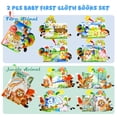 thumbnail image 3 of Libros de tela sensorial Kimicare para bebés de 0 a 12 meses, 2 unidades, 3 of 7