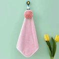 thumbnail image 4 of Hanging Hand Towels for Kitchen Bathroom, Super Soft Hand Dry Towels with Hanging Loops, Cute Cartoon Kids Toddler Hand Towels, Highly Absorbent Coral Fleece Tea Towels Dish Cloth, 4 of 6